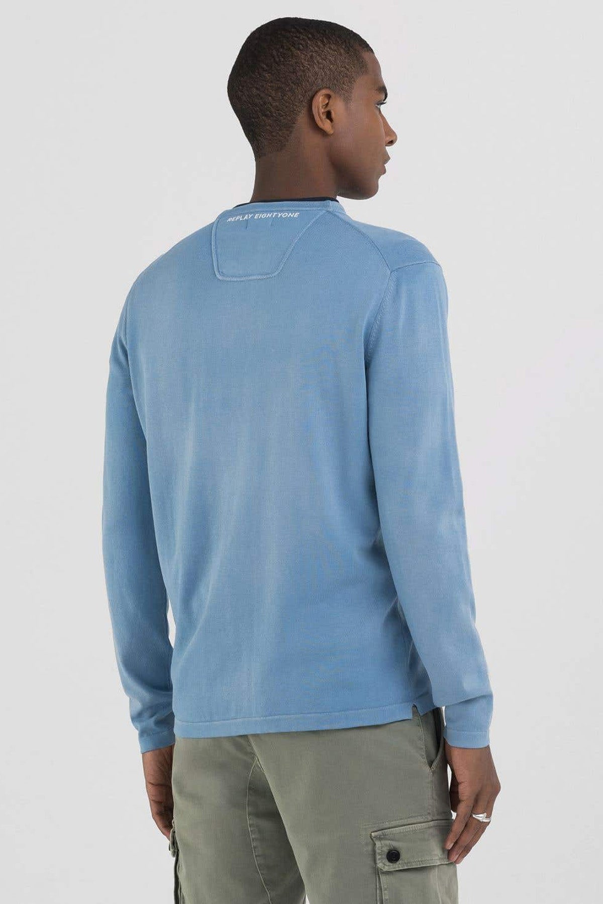 Replay Yuvarlak Yaka Örgü Triko