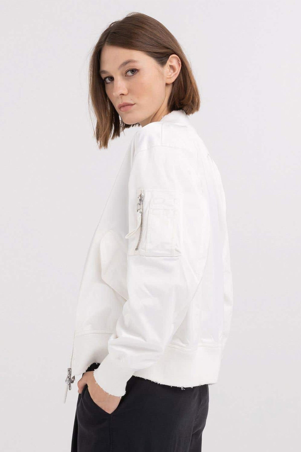 Replay Pilot Yaka Bomber Ceket