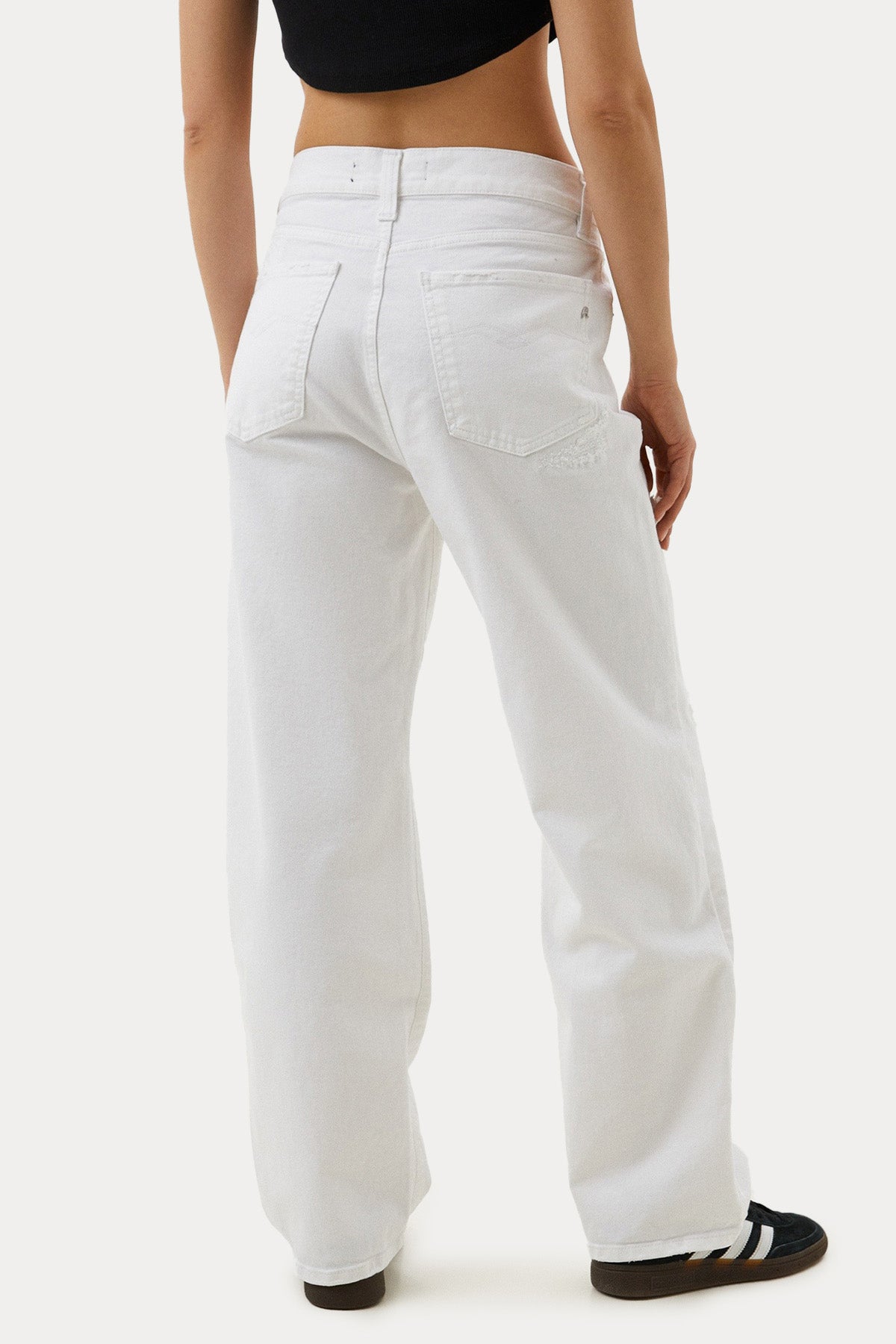 Replay Zelmaa Loose Wide Leg Fit Jeans