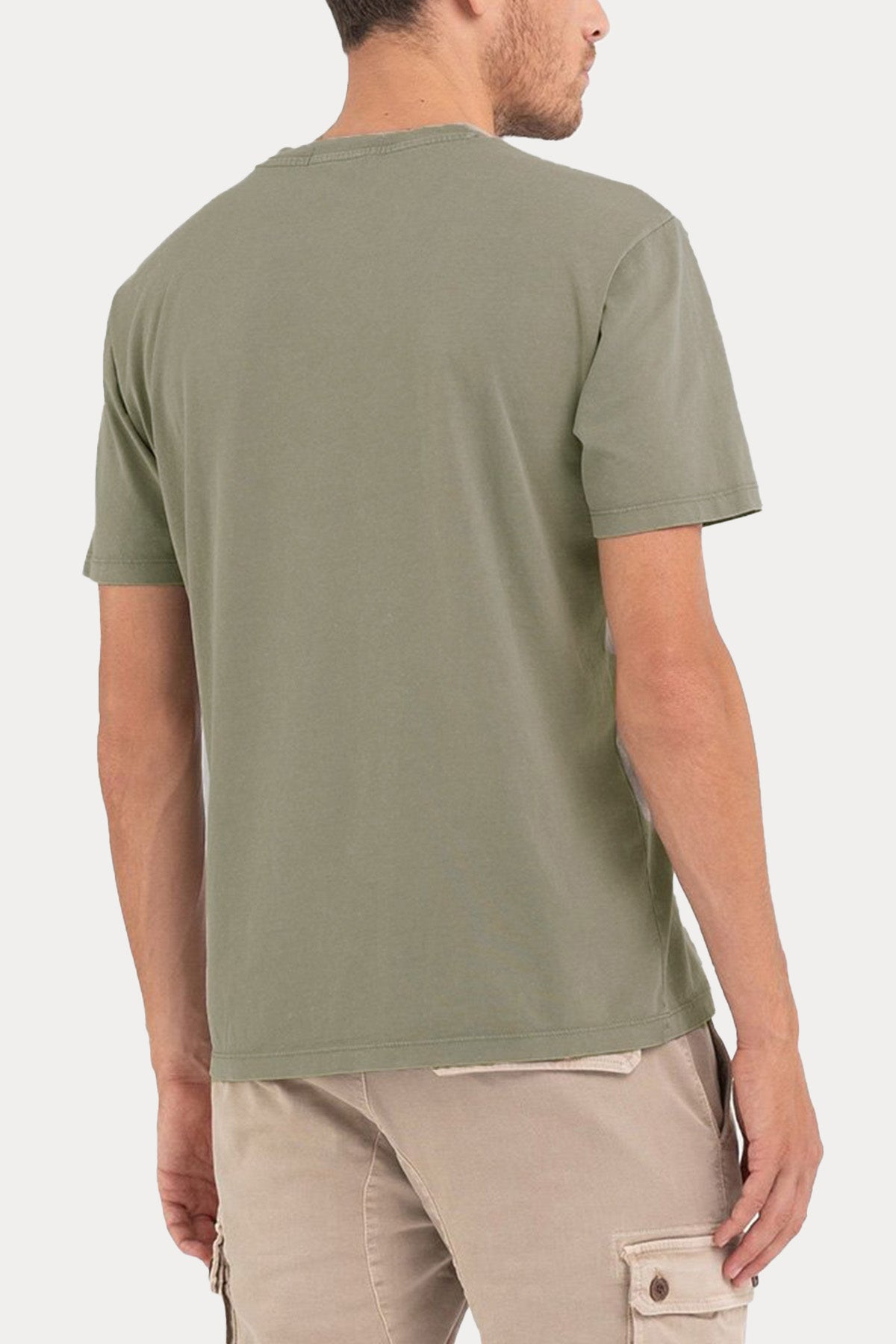 Replay Yuvarlak Yaka Logolu T-shirt