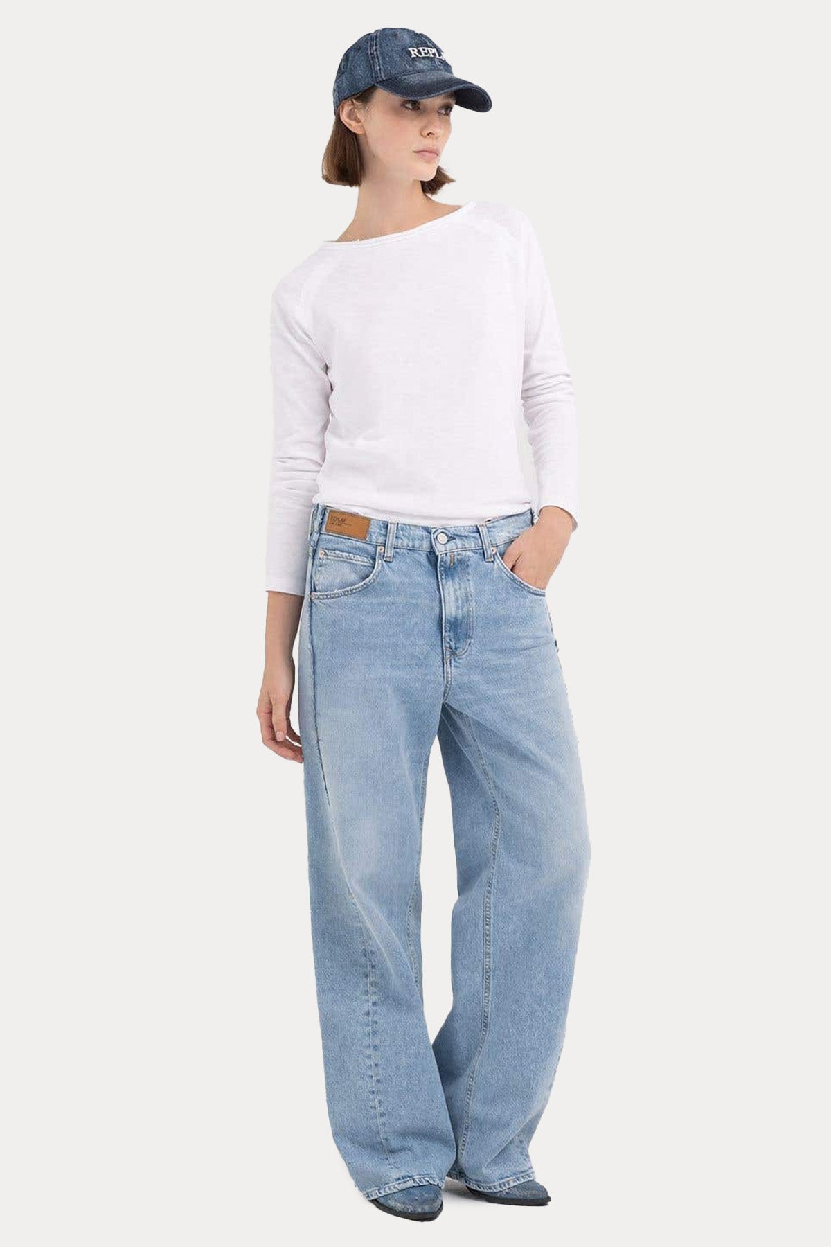 Replay Narja Baggy Fit Jeans