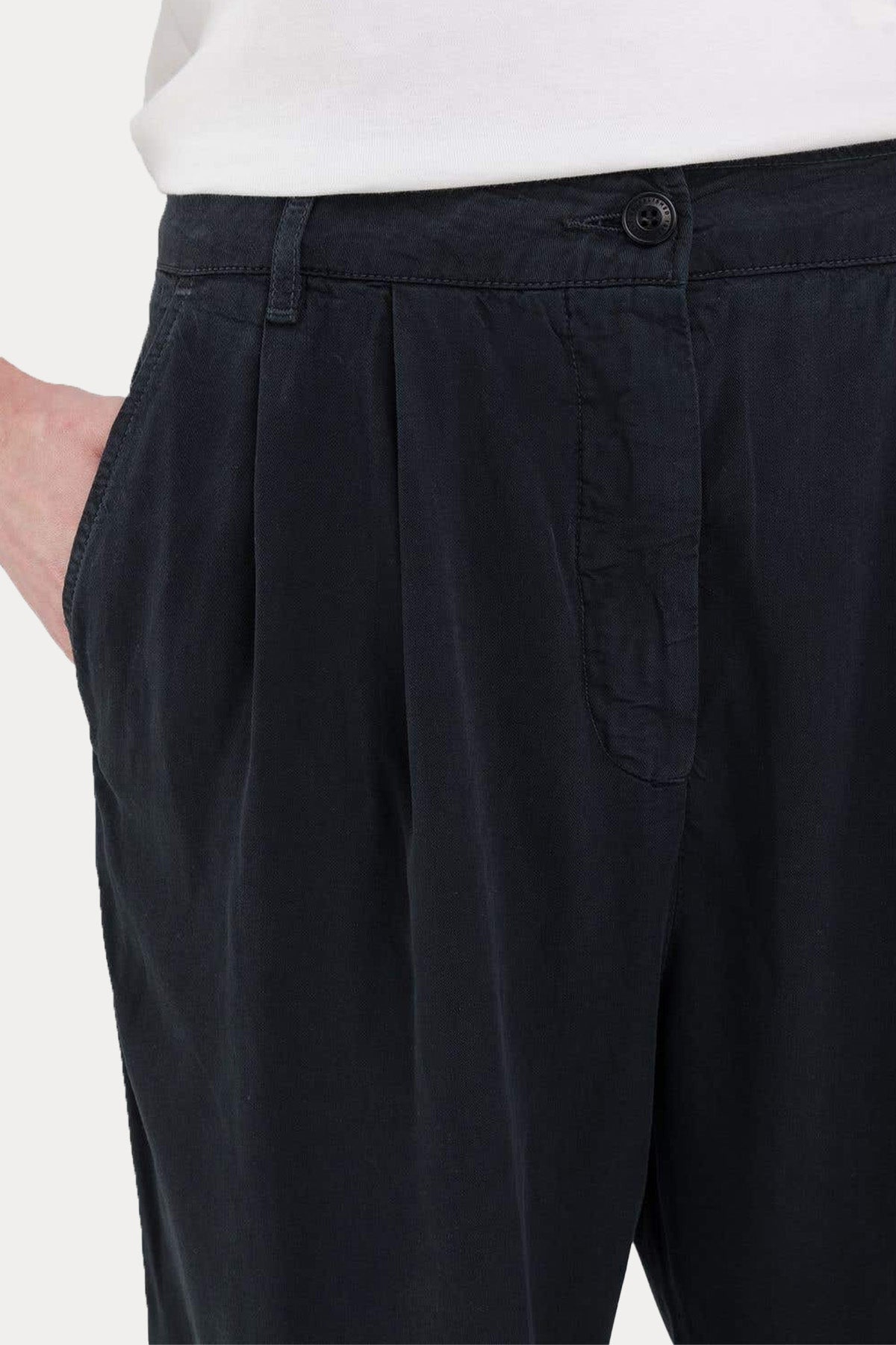 Replay Carrot Fit Çift Pile Yandan Cepli Pantolon-Pantolon-Libas