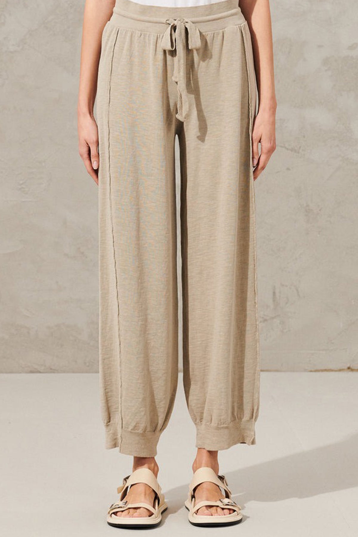 Transit Comfort Fit Beli Lastikli Örgü Pantolon