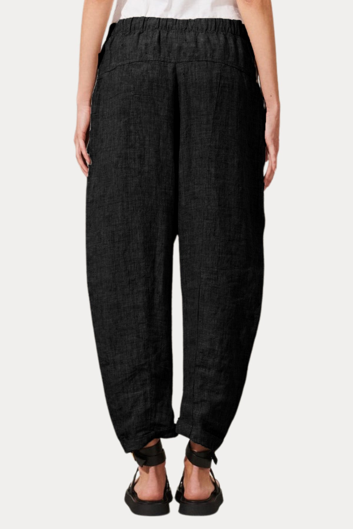 Transit Comfort Fit Spor Cepli Beli Lastikli Keten Pantolon-Pantolon-Libas