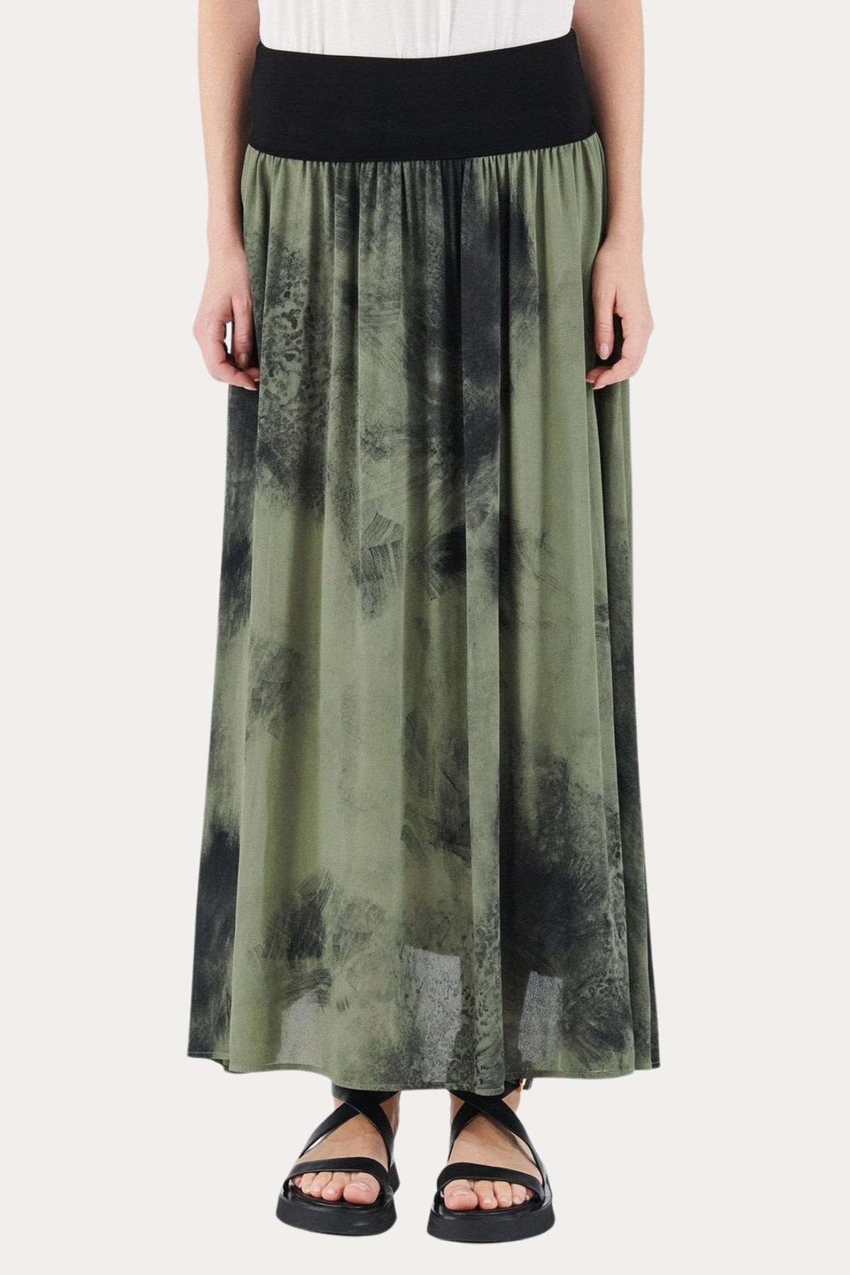 Transit Beli Lastikli Maxi Etek