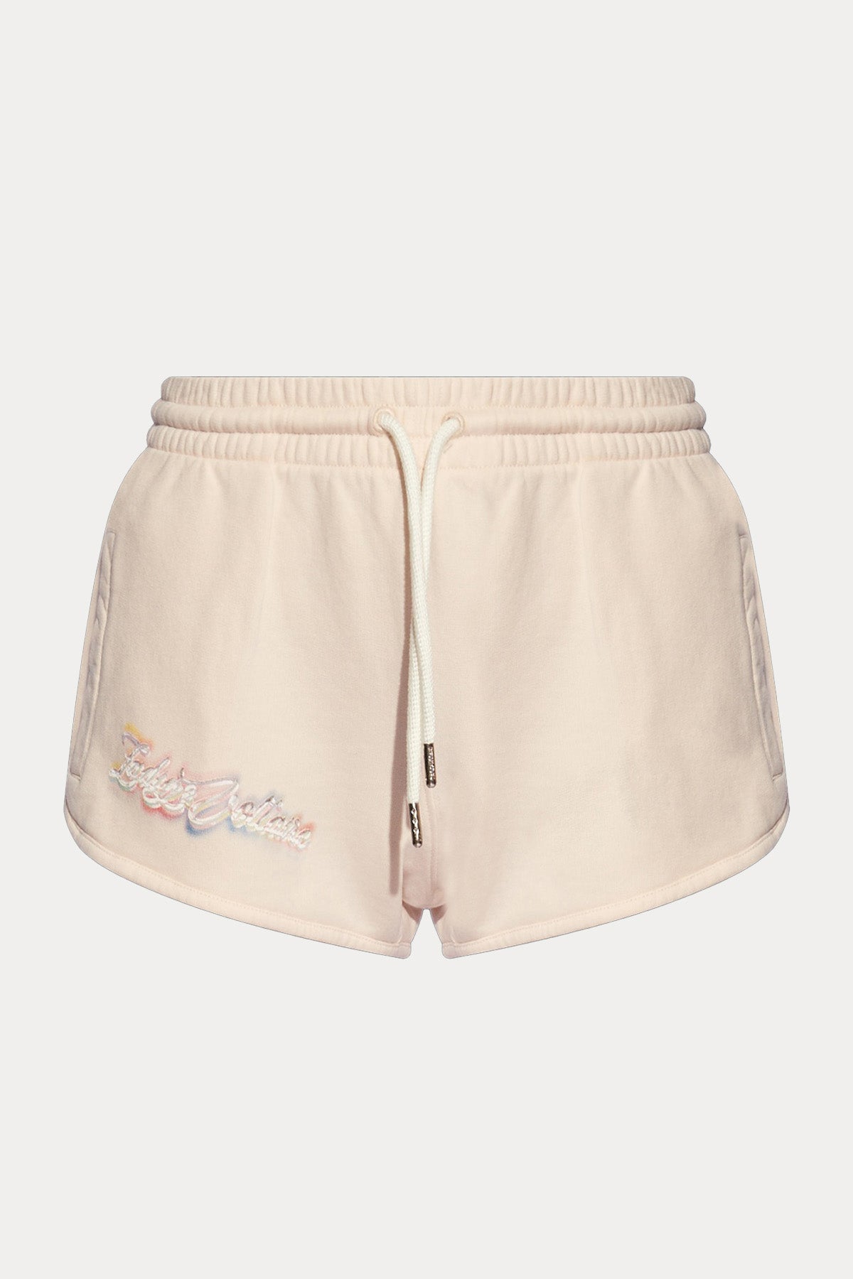 Zadig & Voltaire Beli Lastikli Logolu Şort