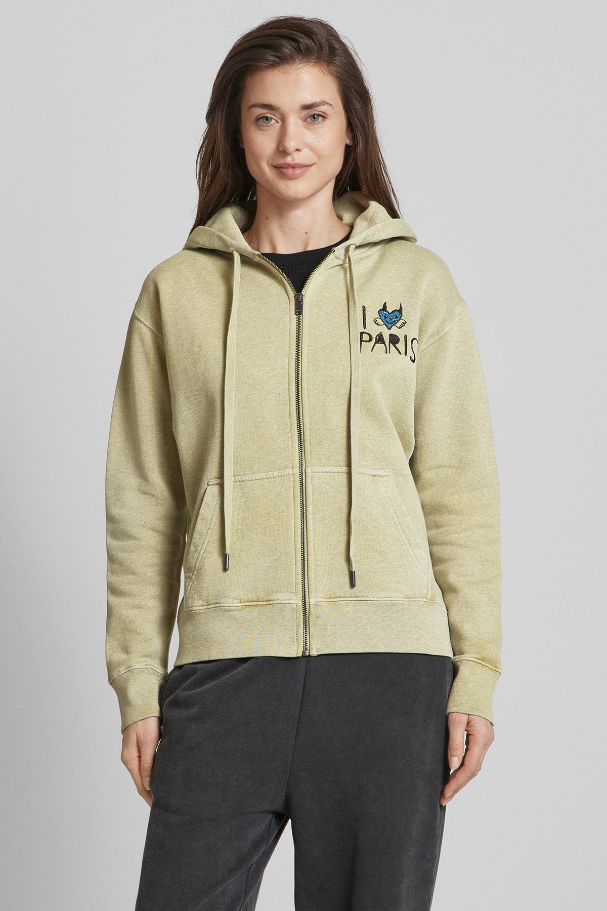 Zadig & Voltaire Kapüşonlu Logolu Sweatshirt Ceket