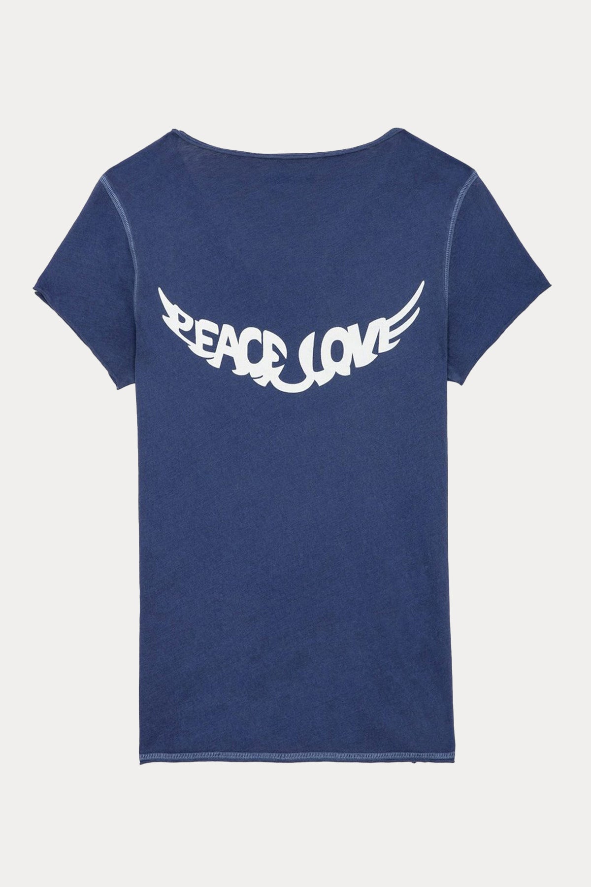 Zadig & Voltaire Yuvarlak V Yaka Sırtta Logolu T-shirt