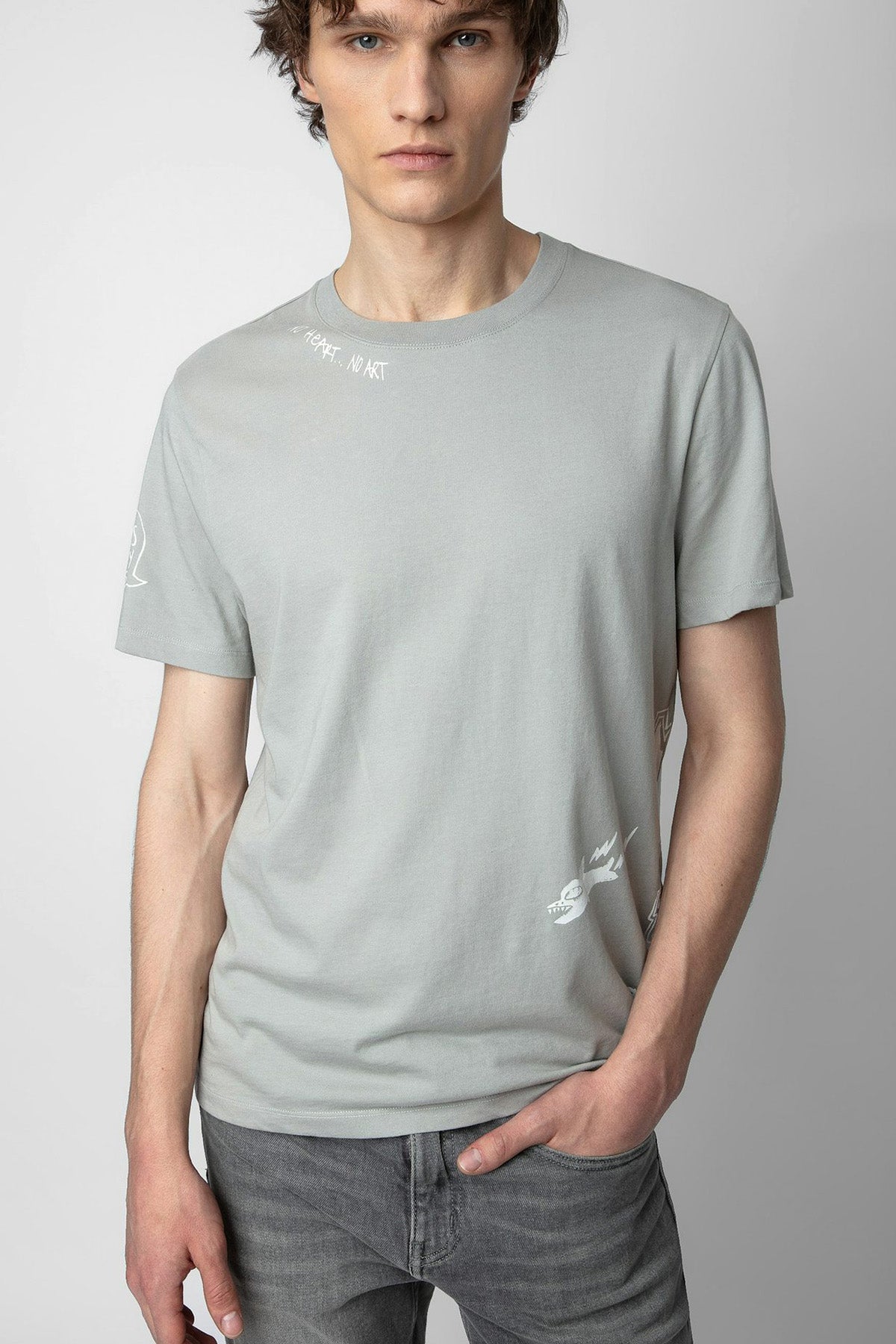 Zadig & Voltaire Yuvarlak Yaka Logolu T-shirt