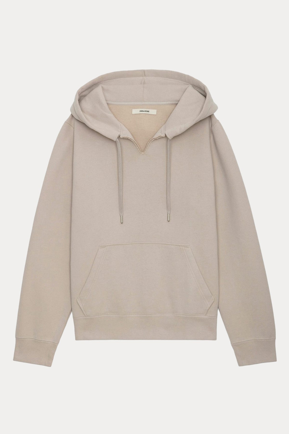 Zadig & Voltaire V Yaka Sırtta Logolu Kapüşonlu Sweatshirt