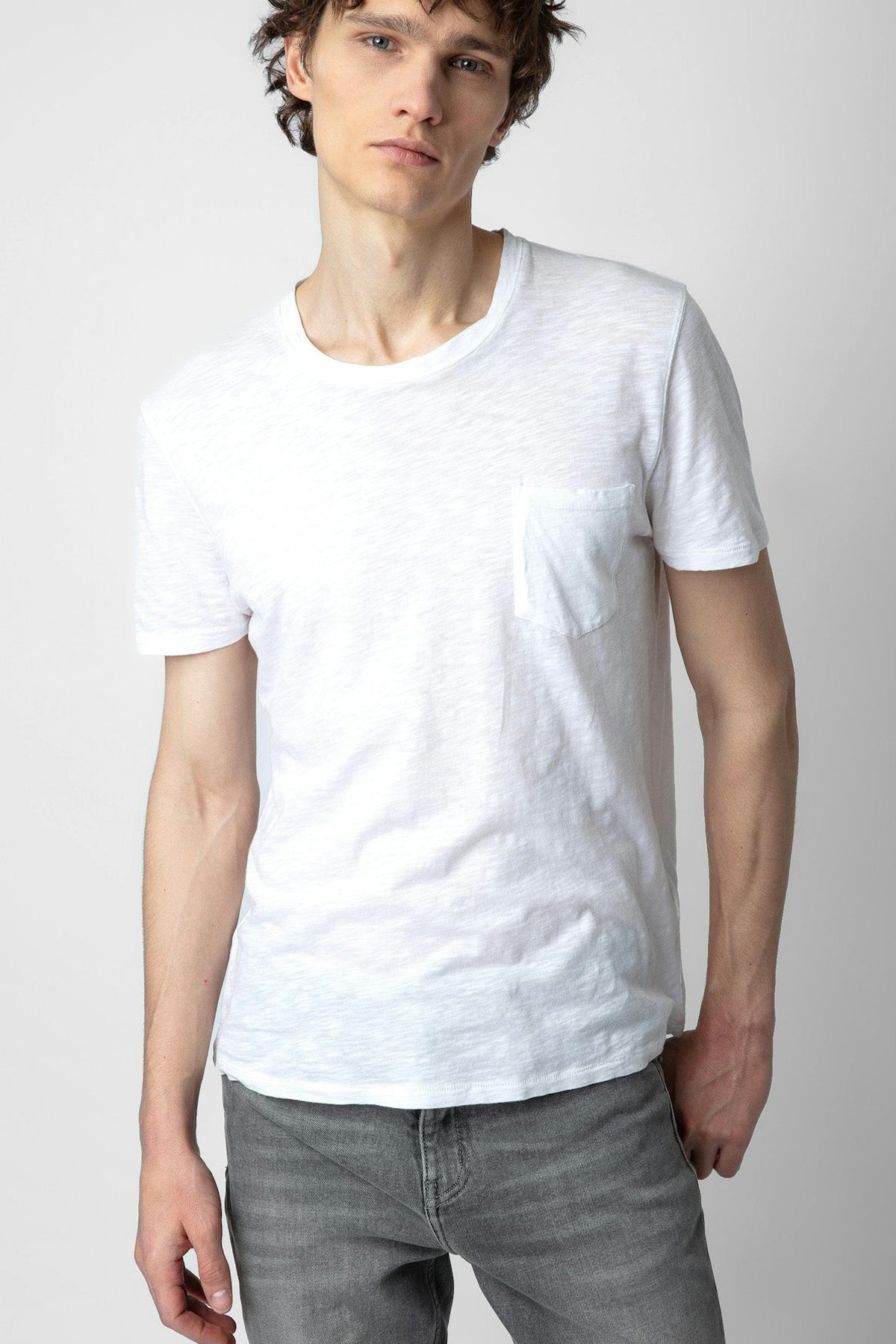 Zadig & Voltaire Sırtta Kuru Kafa Desenli Cep Detaylı T-shirt