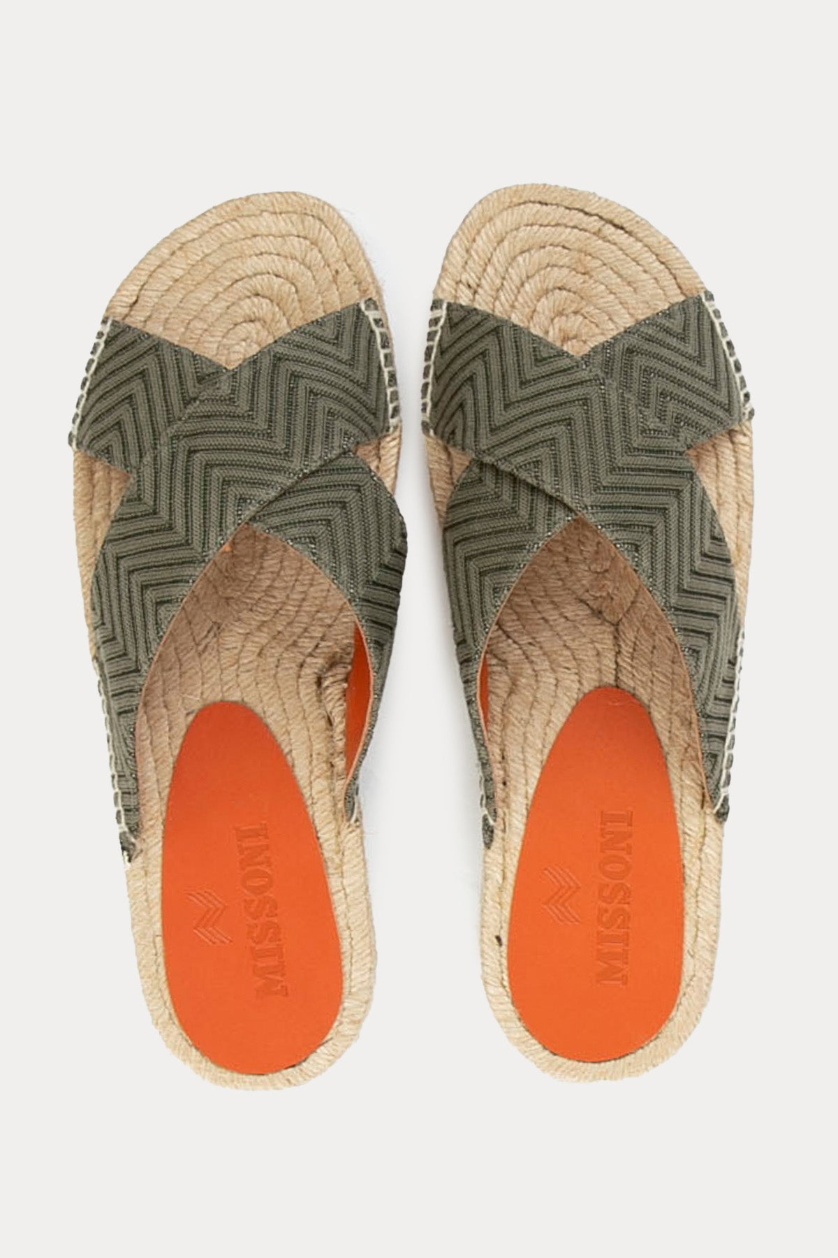 Missoni Jüt Taban Örgü Detaylı Terlik