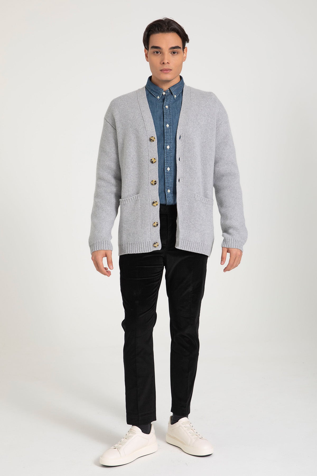 Manifattura Kaşmir Örgü Yün Triko Ceket