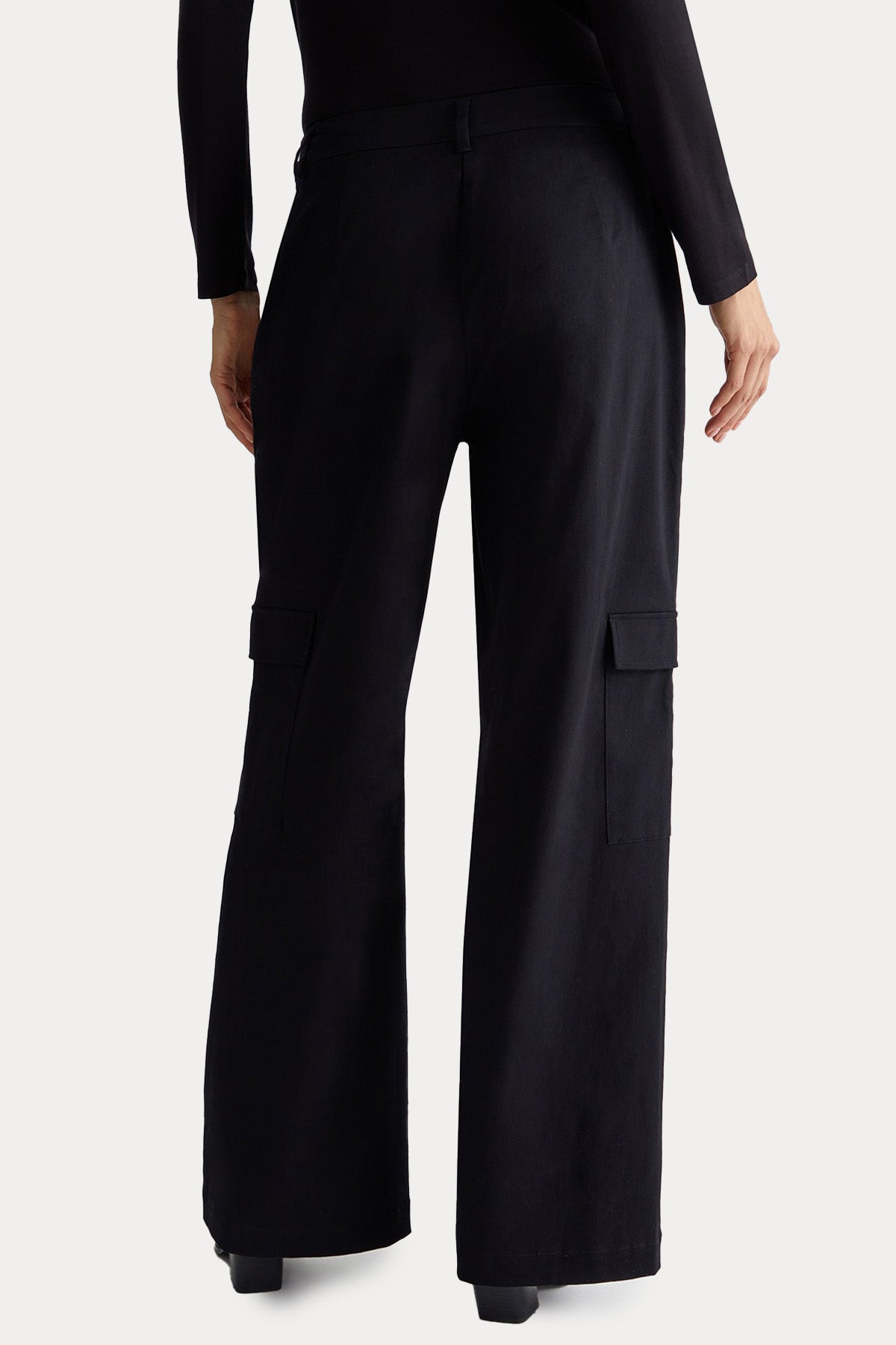 Liu Jo Regular Fit Yandan Cepli Kargo Pantolon-Pantolon-Libas