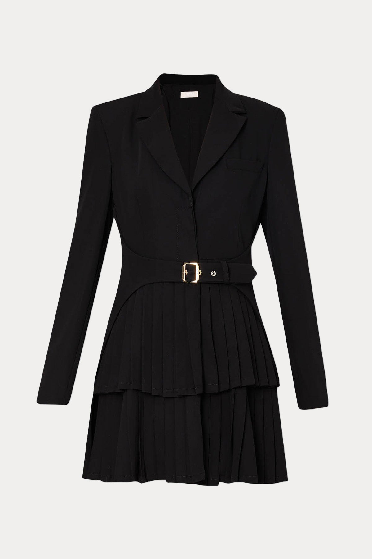 Liu Jo Pileli Kemerli Mini Elbise