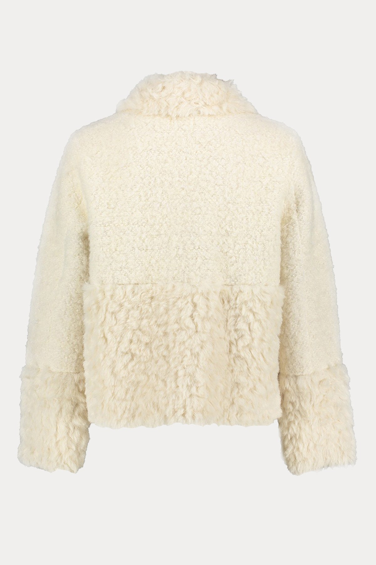 Liu Jo Regular Fit Peluş Yün Ceket