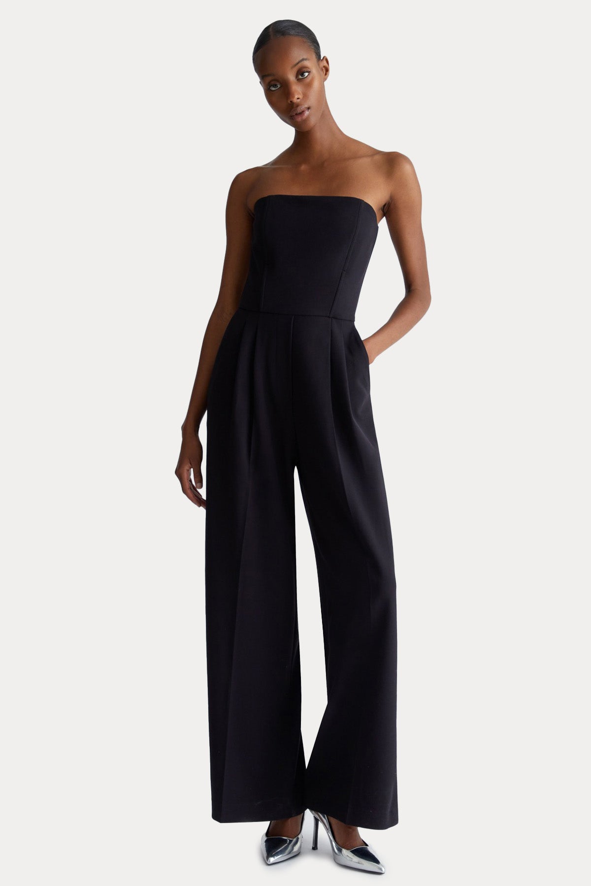 Liu Jo Straplez Yaka Geniş Paça Tulum