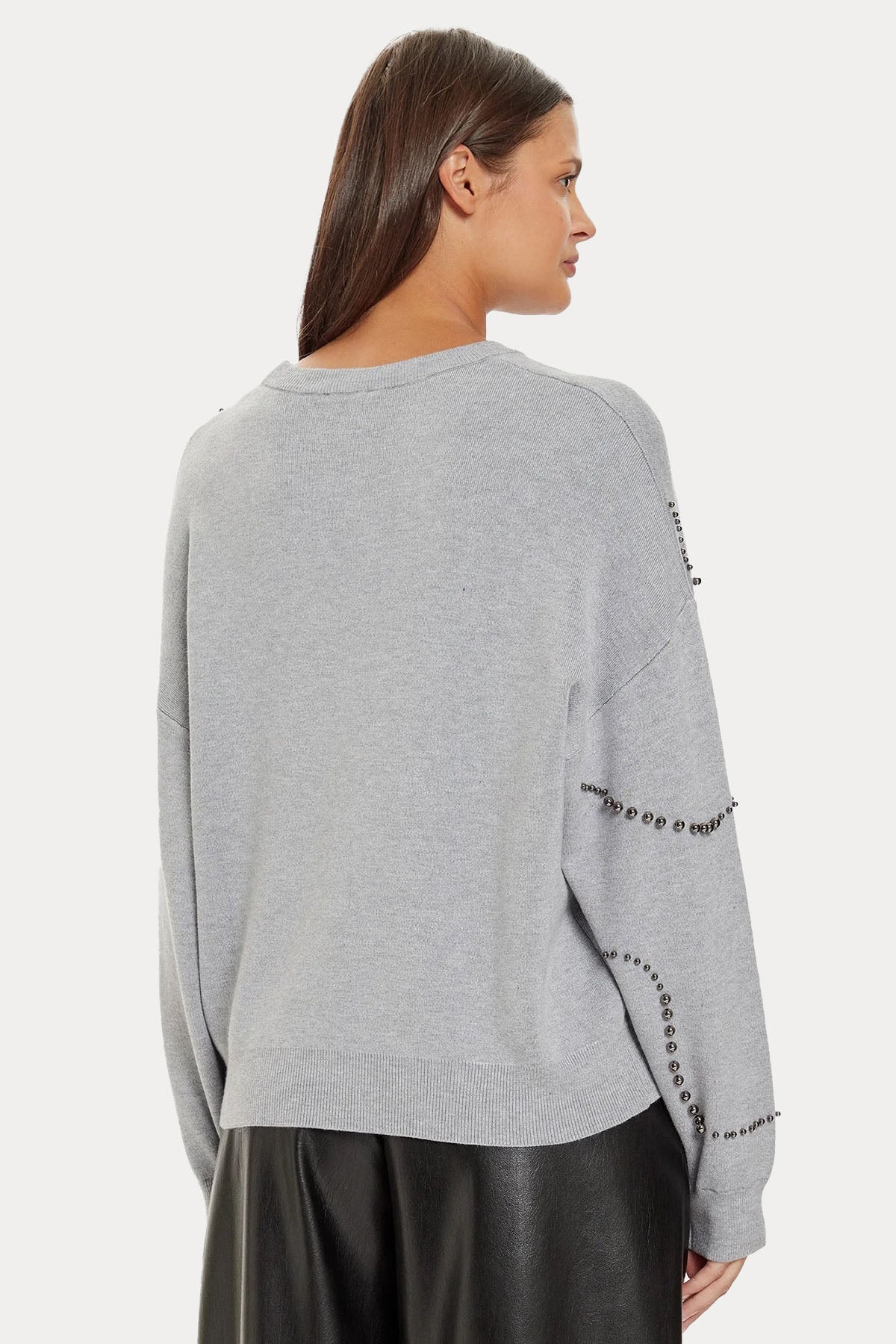 Liu Jo Geniş Kesim Trok Logolu Sweatshirt-Sweatshirt-Libas