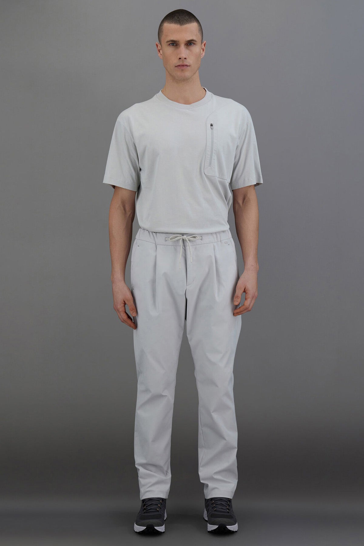 Herno Laminar Regular Fit Beli Lastikli Tek Pile Pantolon-Pantolon-Libas