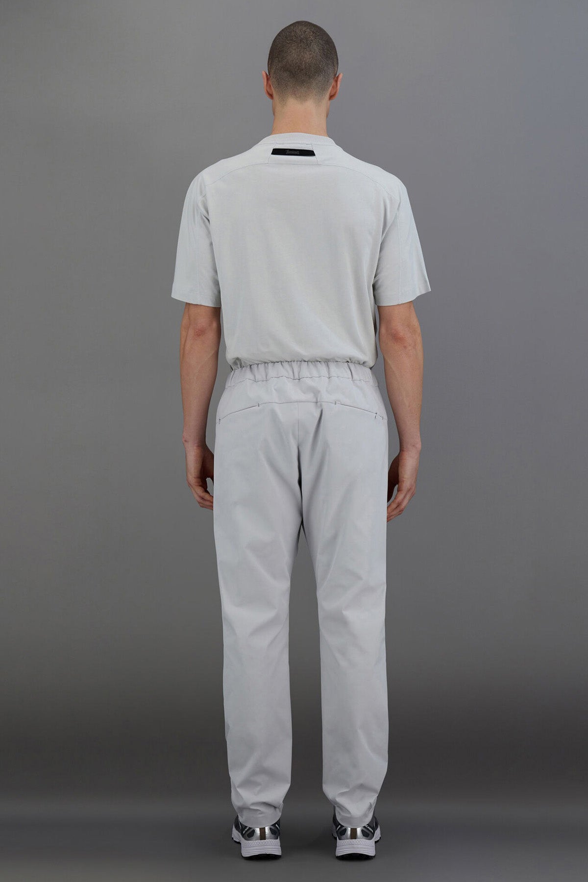 Herno Laminar Regular Fit Beli Lastikli Tek Pile Pantolon-Pantolon-Libas