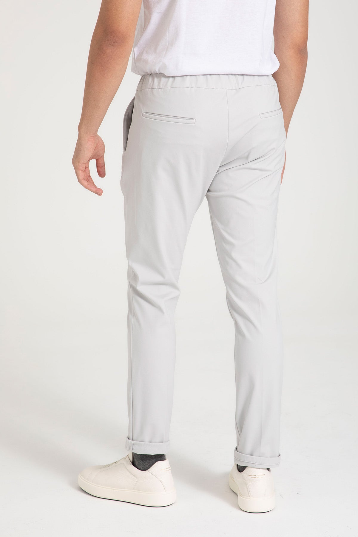 Fradi Smooth Fit Beli Lastikli Tek Pile Streç Pantolon-Pantolon-Libas