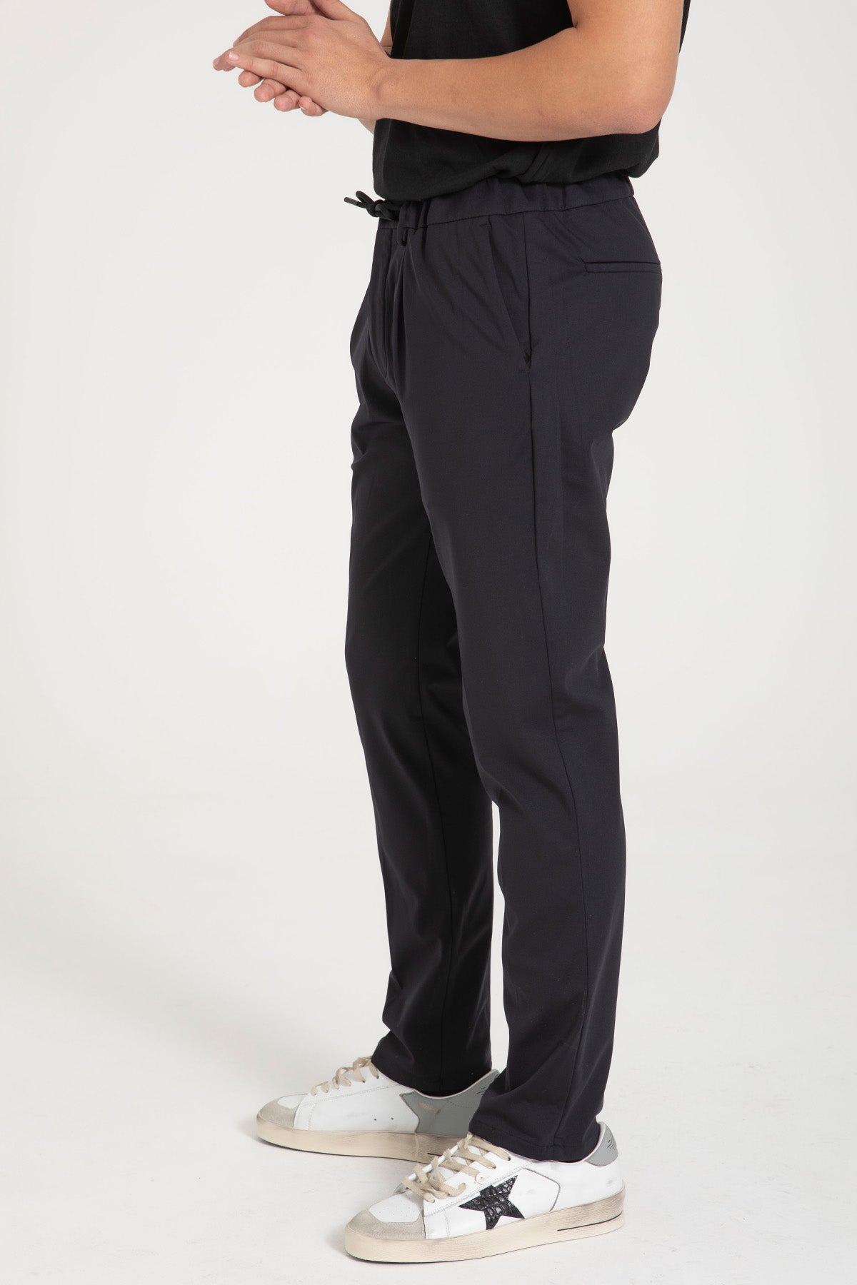 Fradi Smooth Fit Beli Lastikli Tek Pile Streç Pantolon-Pantolon-Libas