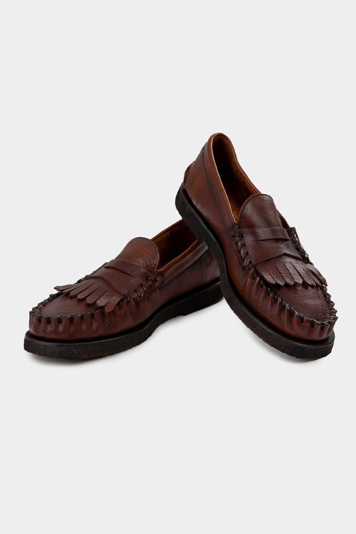 Alexander Hotto Püsküllü Deri Loafer Ayakkabı-Ayakkabı-Libas