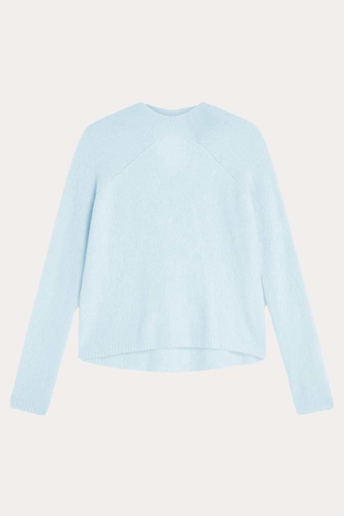 Semicouture Yuvarlak Dik Yaka Örgü Kaşmir Yün Triko