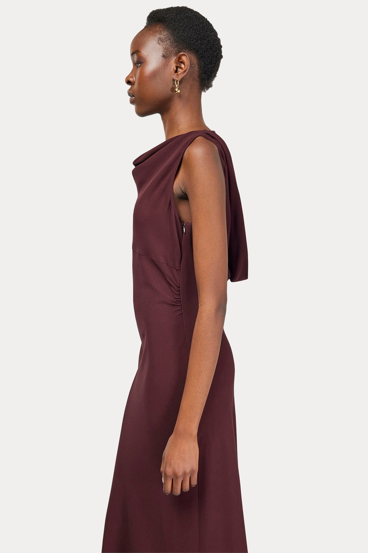 Semicouture Sırt Dekolteli Maxi Abiye Elbise