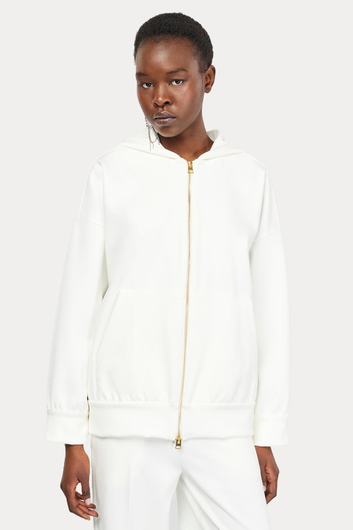 Semicouture Kapüşonlu Streç Ceket