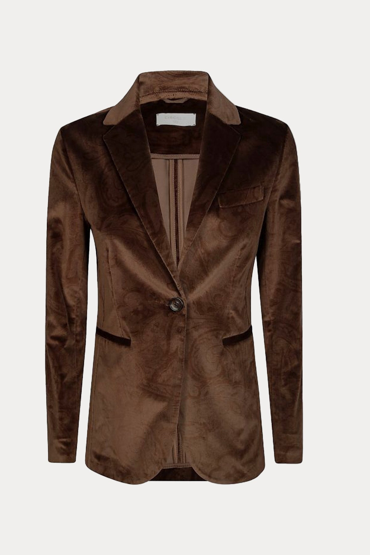 Circolo 1901 Pailsey Desenli Blazer Ceket-Ceket-Libas