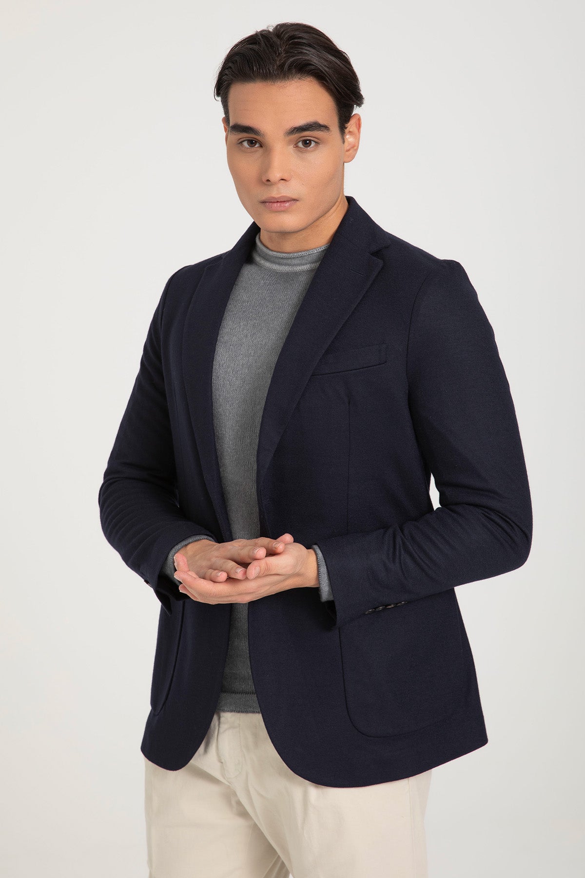 Circolo 1901 Kaşmir Yün Blazer Ceket-Ceket-Libas