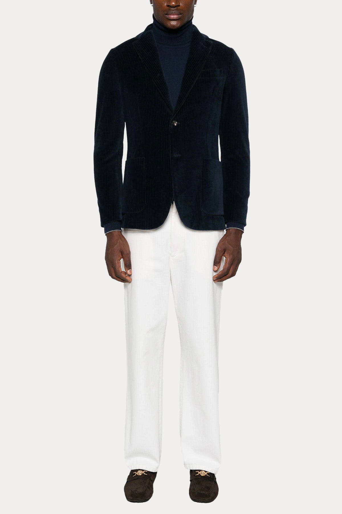 Circolo 1901 Fitilli Kadife Spor Cepli Blazer Ceket-Ceket-Libas