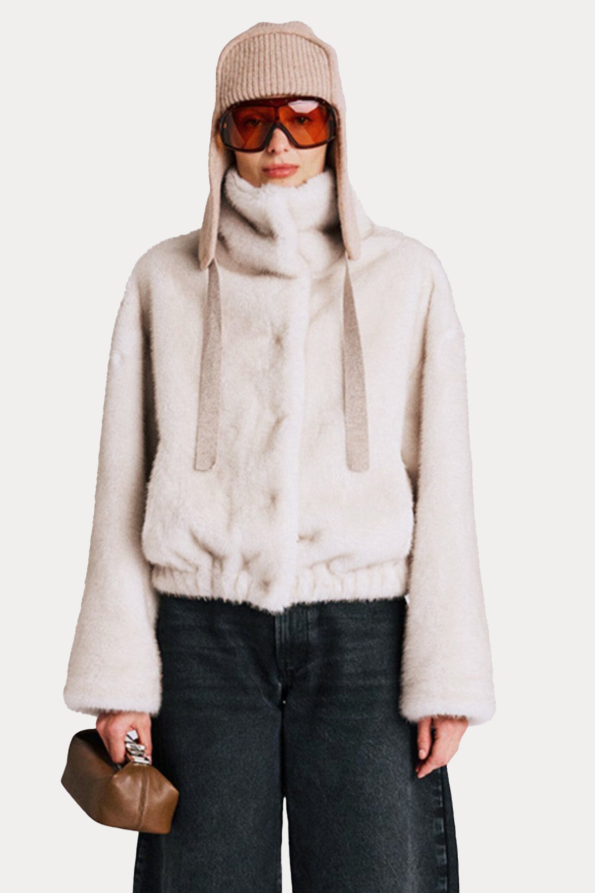 Berenice Batoul Dik Yaka Peluş Ceket