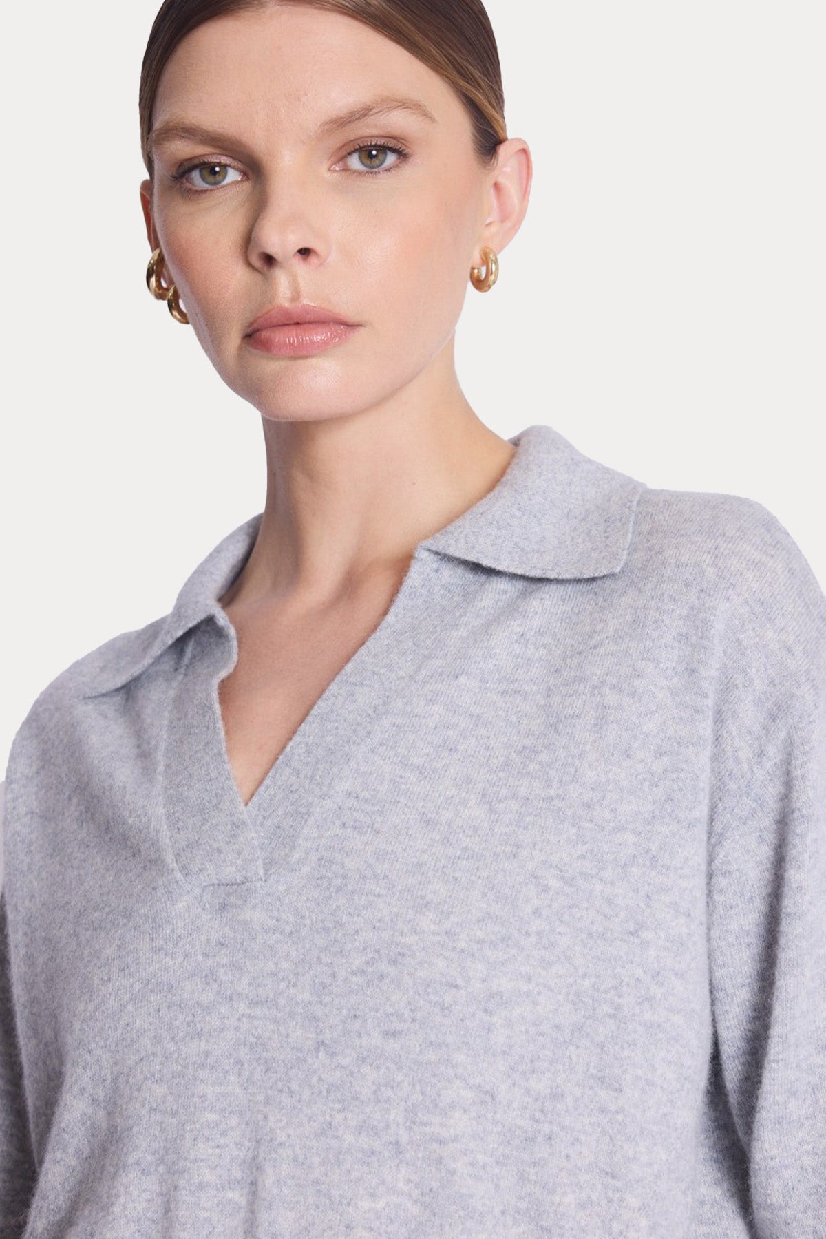 Berenice Amypolo İnce Örgü Polo Yaka Kaşmir Triko