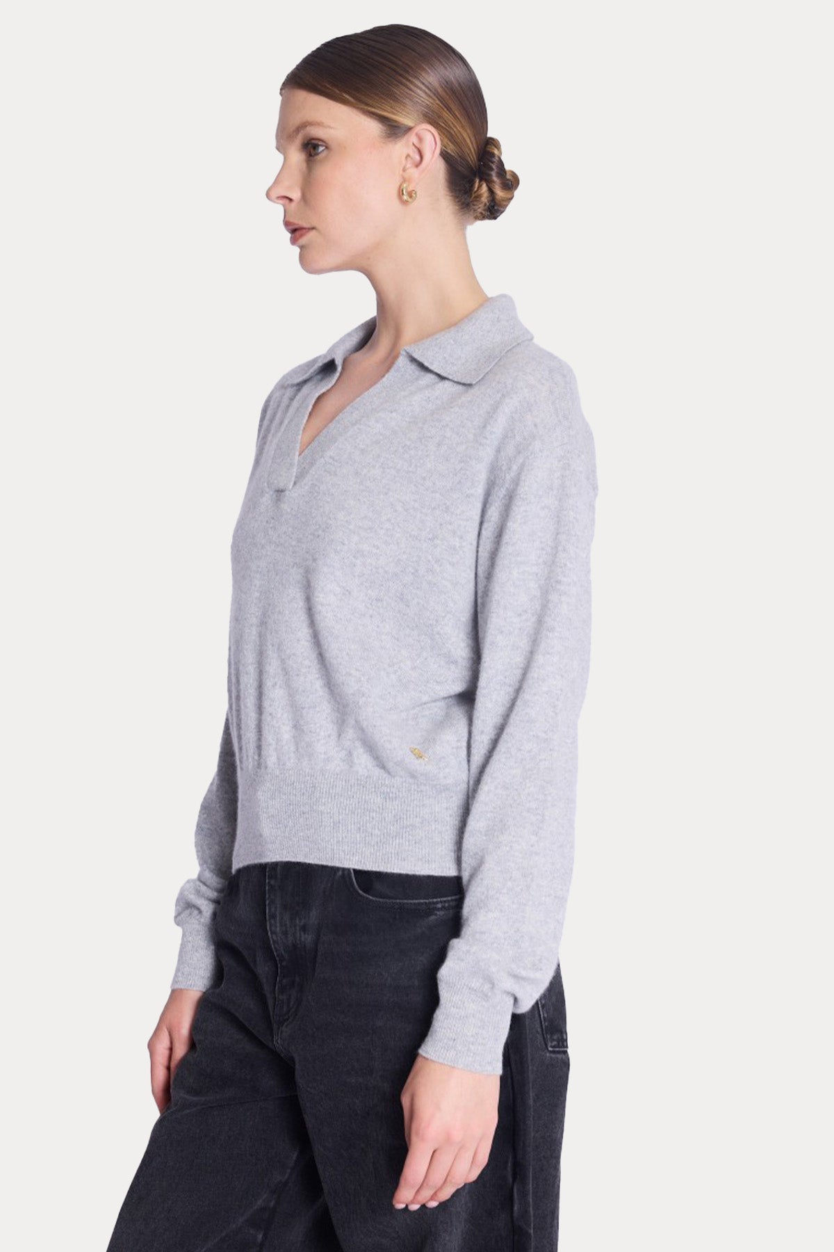 Berenice Amypolo İnce Örgü Polo Yaka Kaşmir Triko