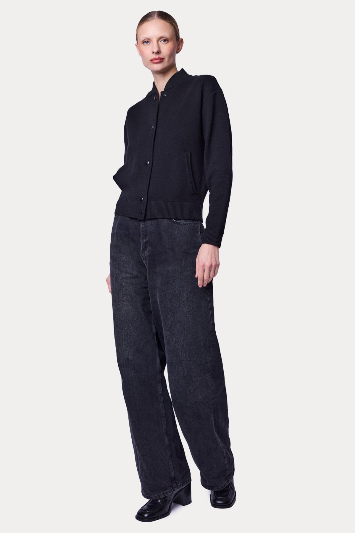 Berenice Gaetan Pilot Yaka Bomber Ceket