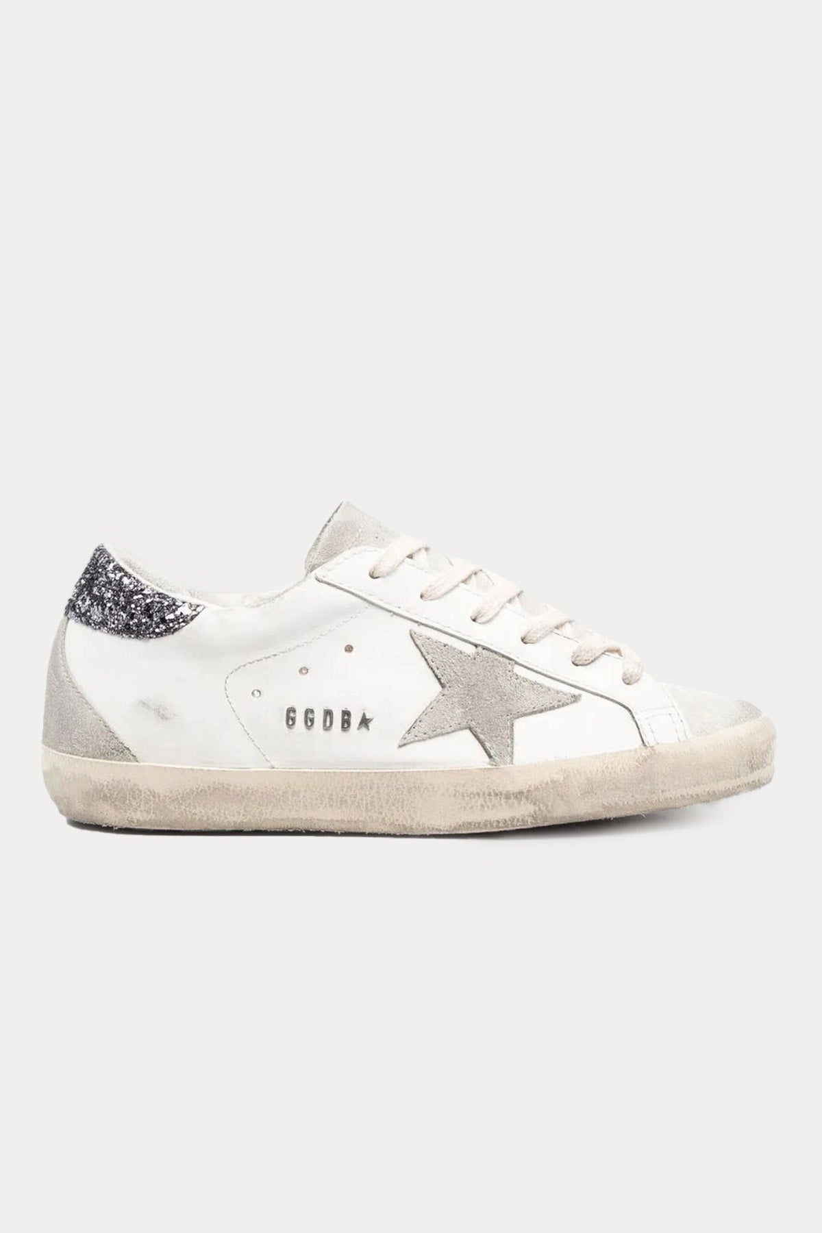 Golden Goose Super-Star Payetli Deri Sneaker Ayakkabı