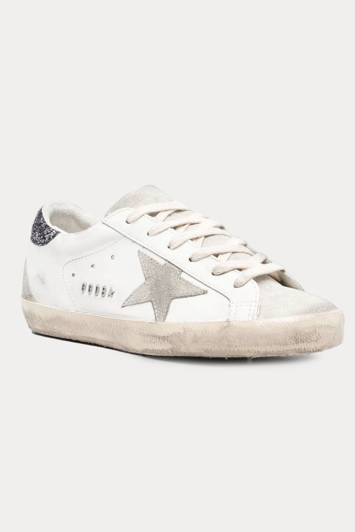 Golden Goose Super-Star Payetli Deri Sneaker Ayakkabı