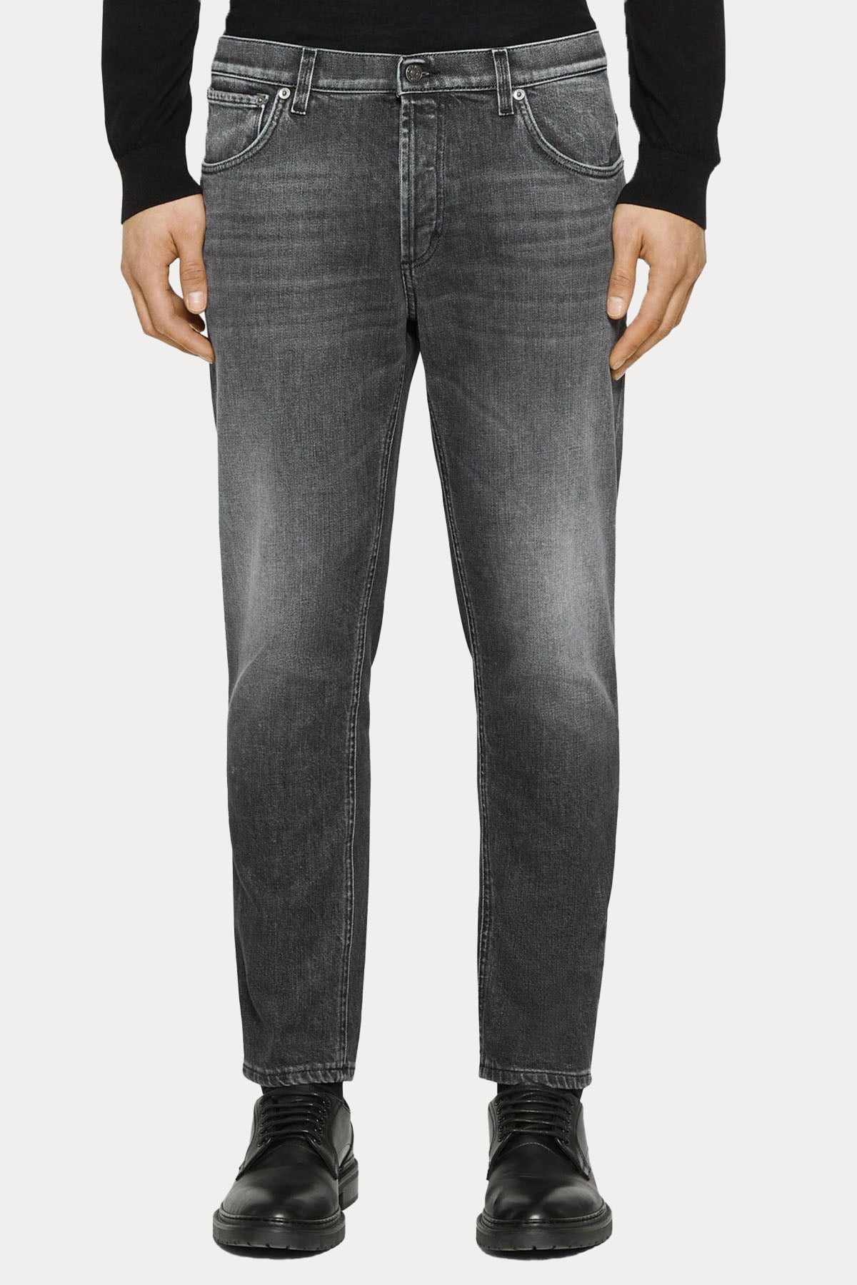 Dondup Brighton Carrot Fit Yıkamalı Jeans-Jeans-Libas