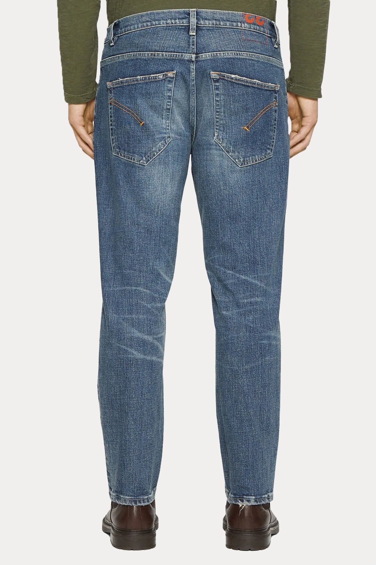 Dondup Brighton Carrot Fit Yıkamalı Jeans-Jeans-Libas