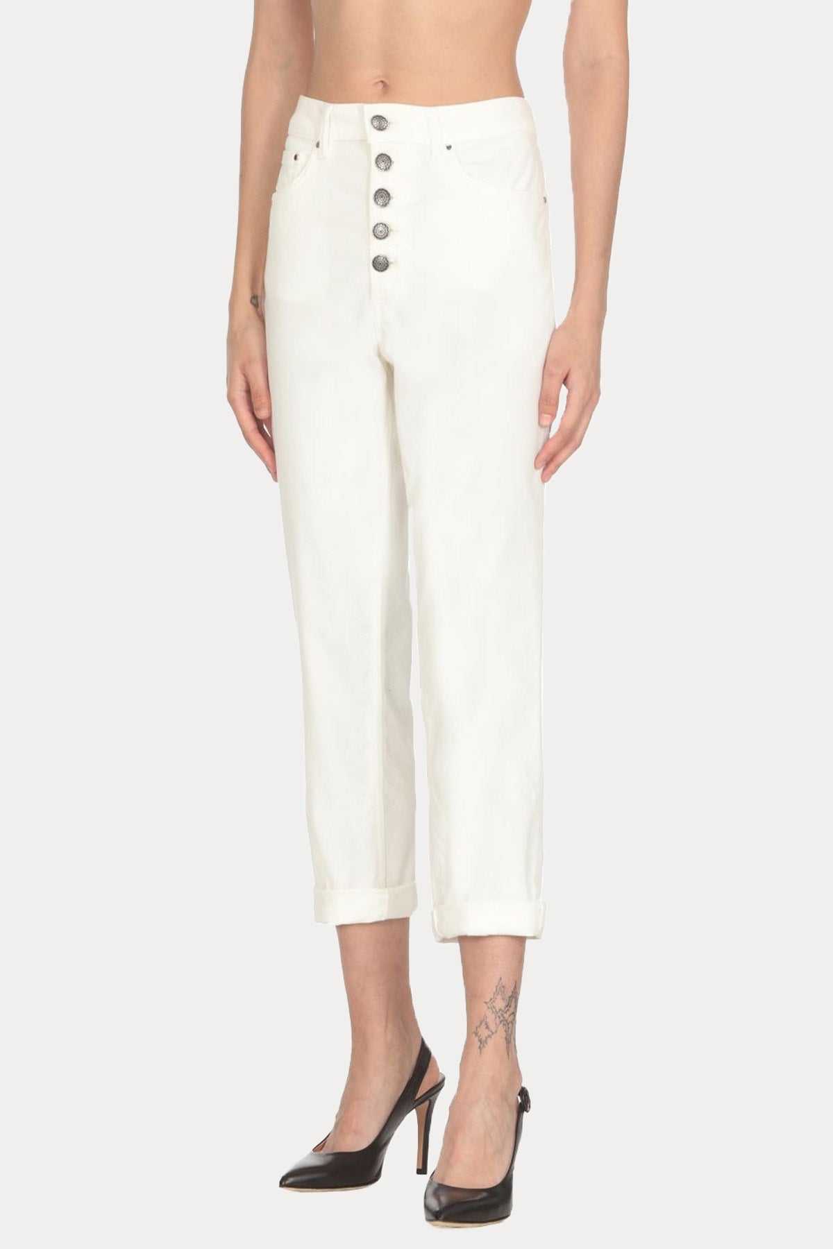 Dondup Koons Loose Fit Kadife Pantolon-Pantolon-Libas