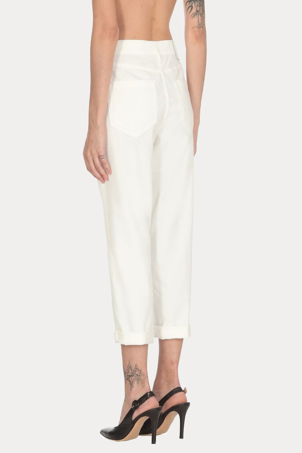 Dondup Koons Loose Fit Kadife Pantolon-Pantolon-Libas