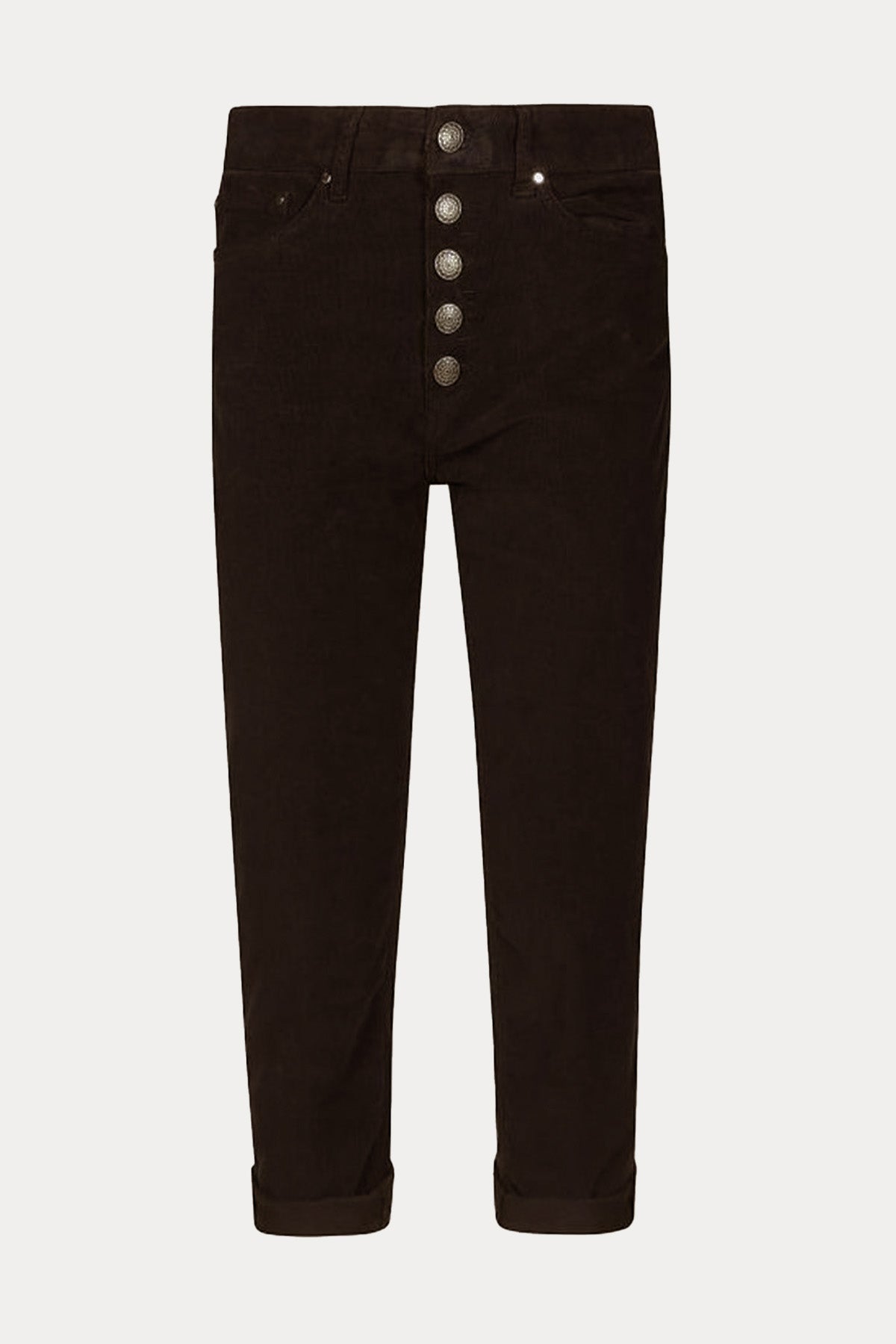 Dondup Koons Loose Fit Fitilli Kadife Pantolon-Pantolon-Libas