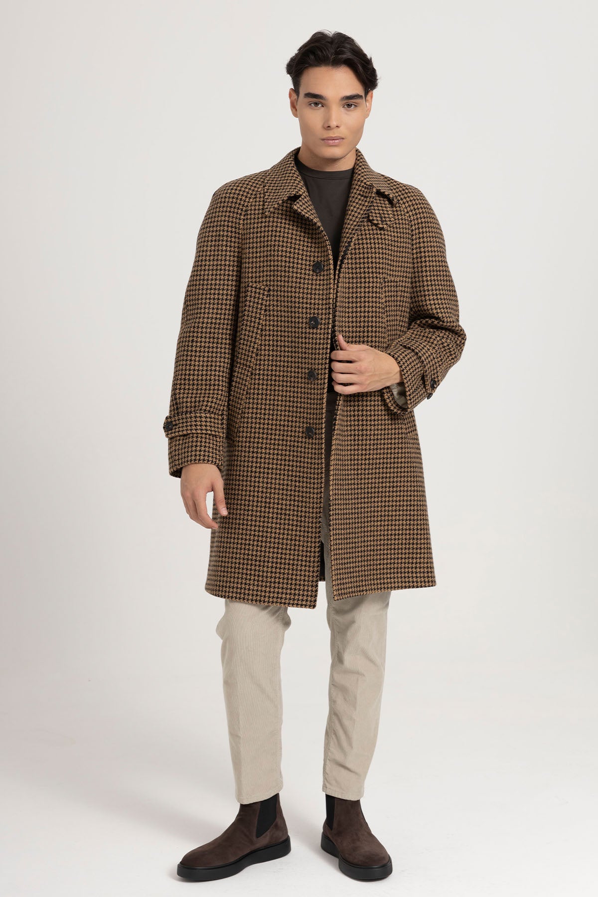Dondup Brighton Carrot Fit Fitilli Kadife Pantolon-Pantolon-Libas