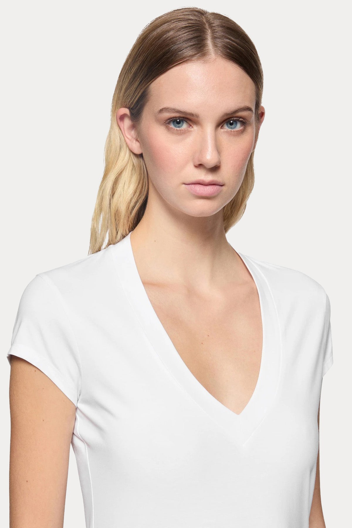 Dondup V Yaka T-shirt-T-shirt-Libas