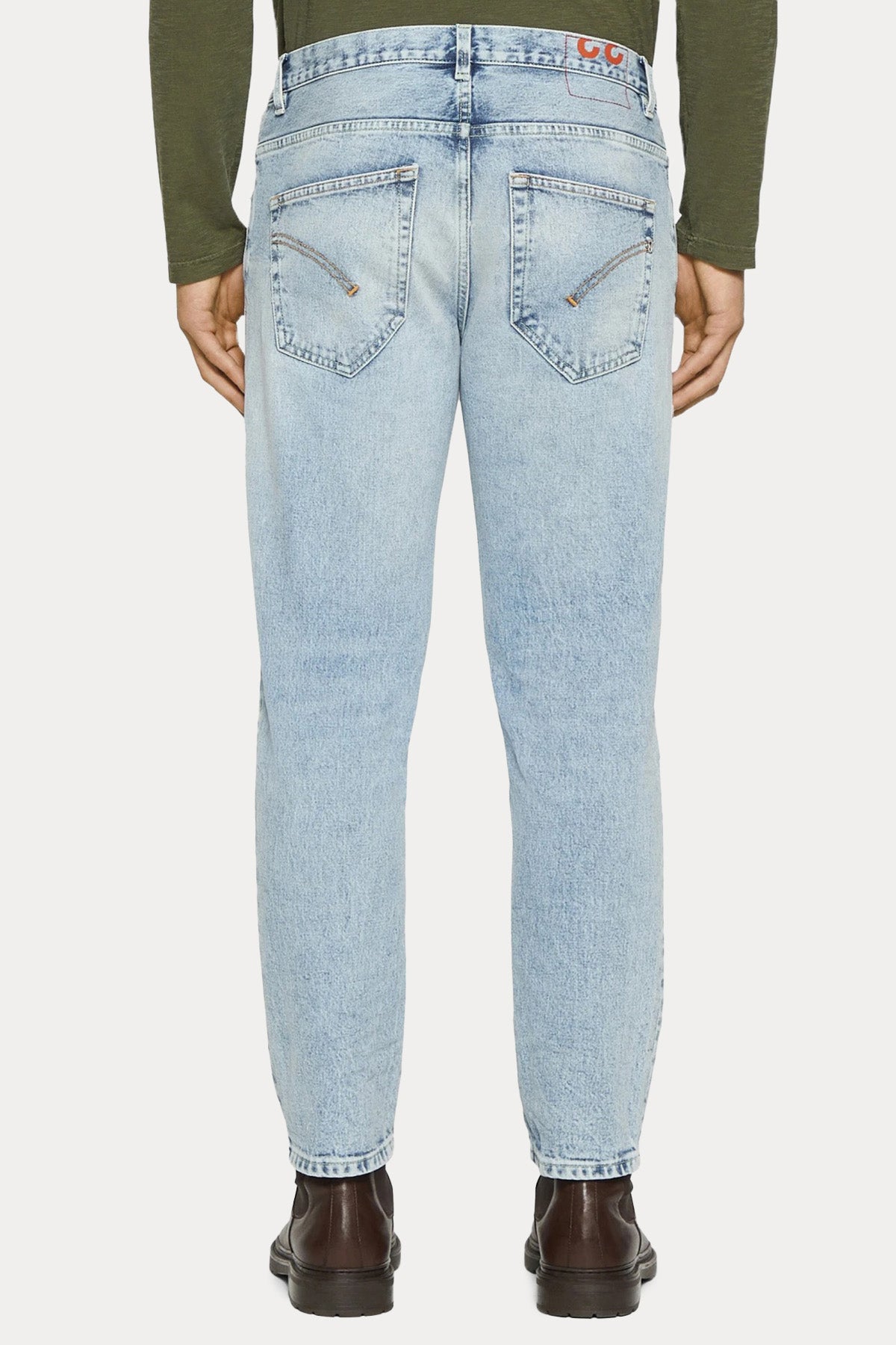 Dondup Brighton Carrot Fit Yıkamalı Jeans-Jeans-Libas