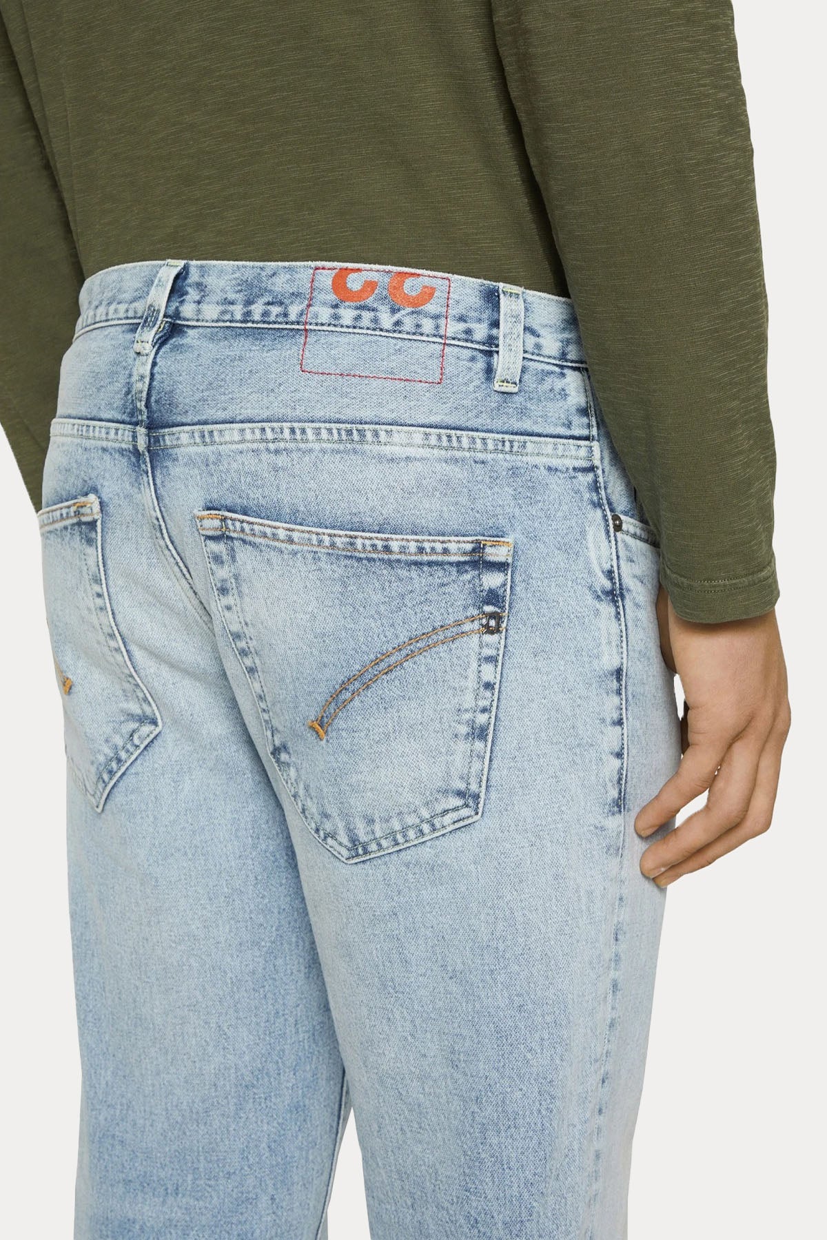 Dondup Brighton Carrot Fit Yıkamalı Jeans-Jeans-Libas