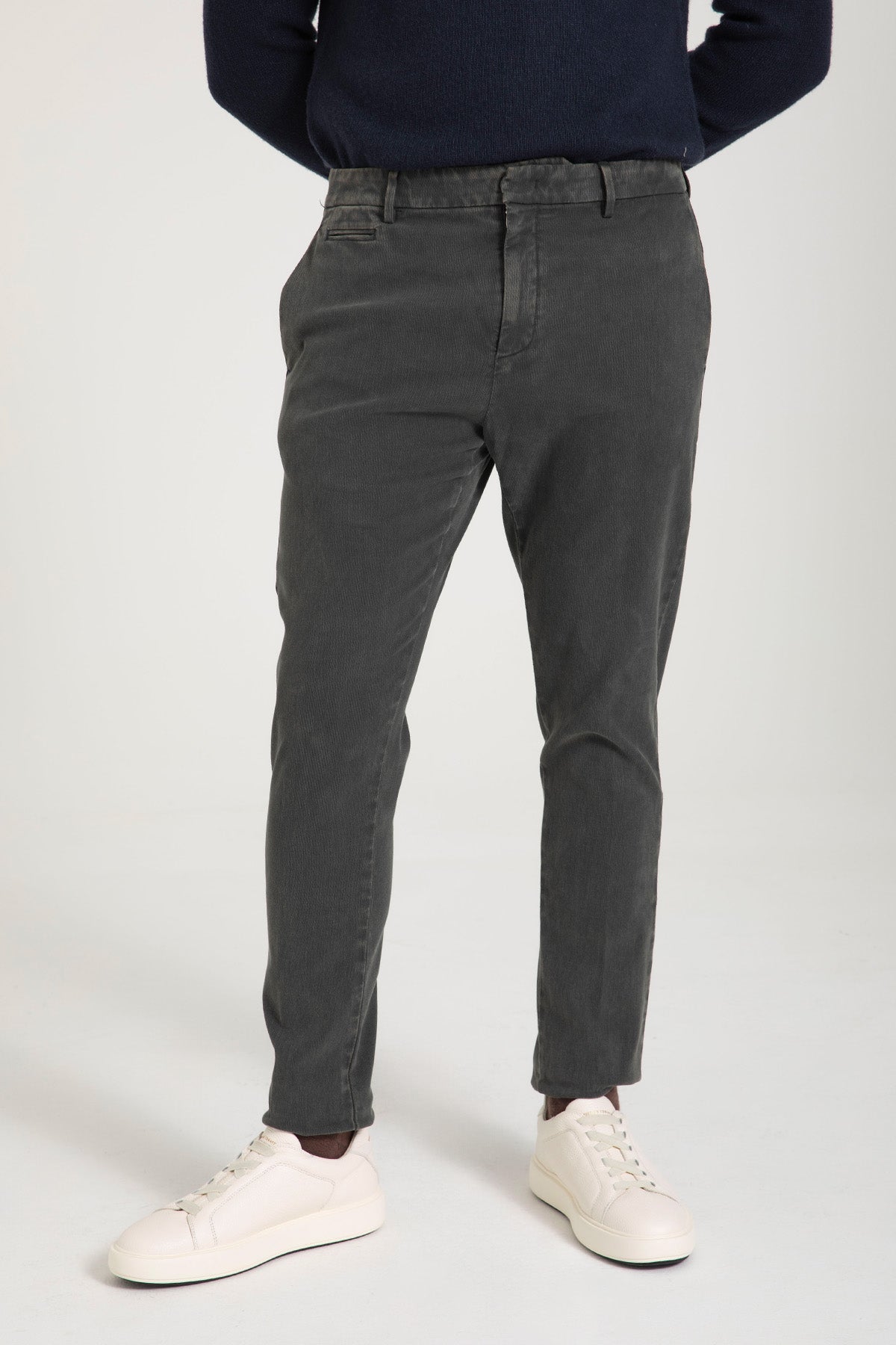 Dondup Slim Fit Yandan Cepli Pantolon-Pantolon-Libas