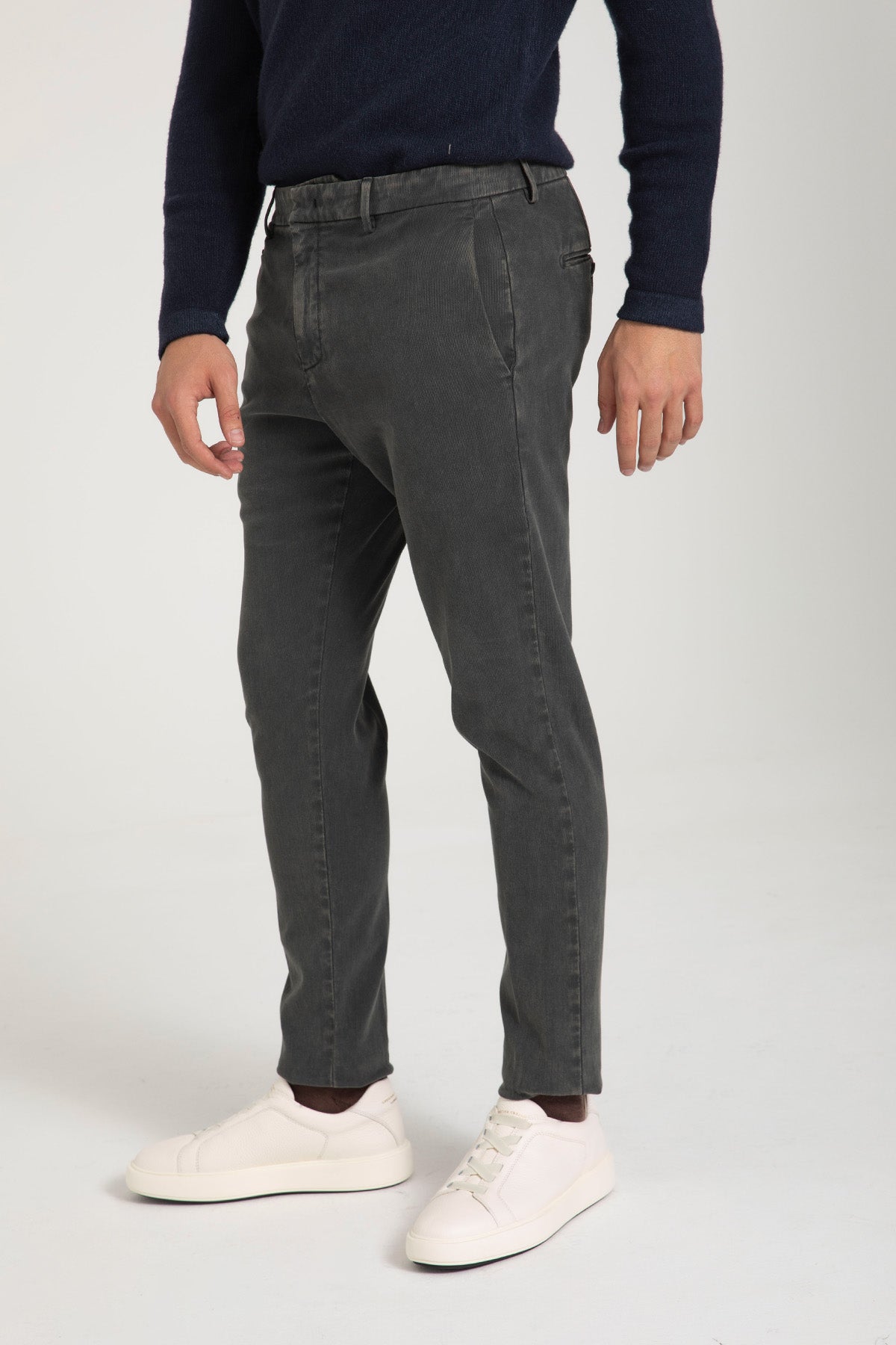 Dondup Slim Fit Yandan Cepli Pantolon-Pantolon-Libas